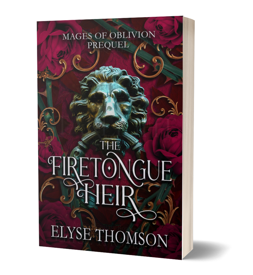 The Firetongue Heir paperback mock-up